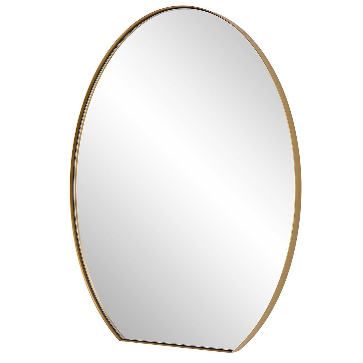 Uttermost Cabell Cabell Brass Oval Mirror