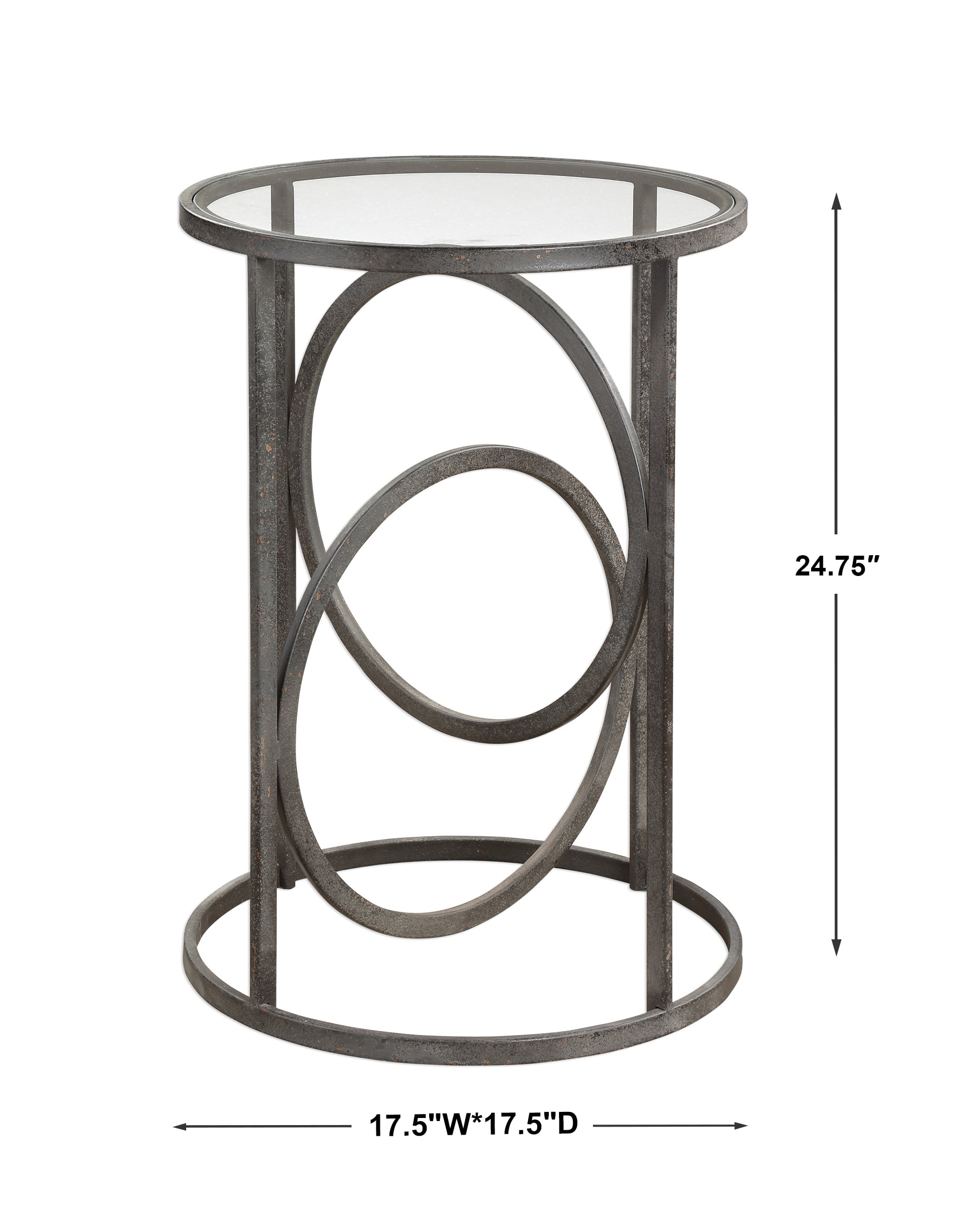 Uttermost Accent Furniture Occasional Tables 24809 Lucien Iron Accent