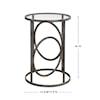 Uttermost Accent Furniture - Occasional Tables Lucien Iron Accent Table