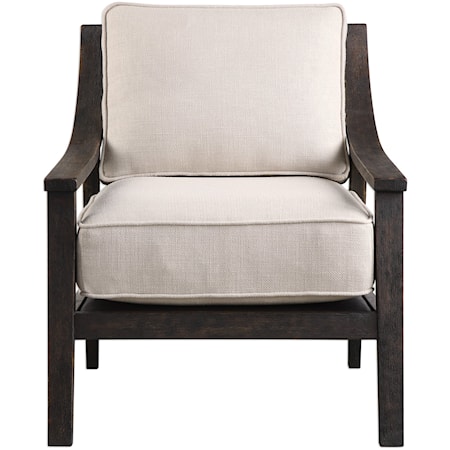 Lyle Beige Accent Chair