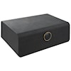 Uttermost Lalique Lalique Black Shagreen Box