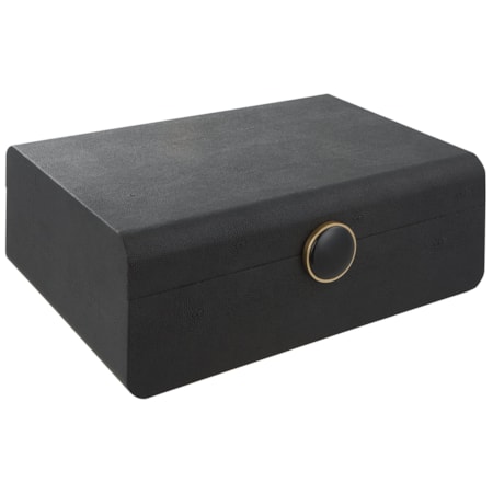 Lalique Black Shagreen Box