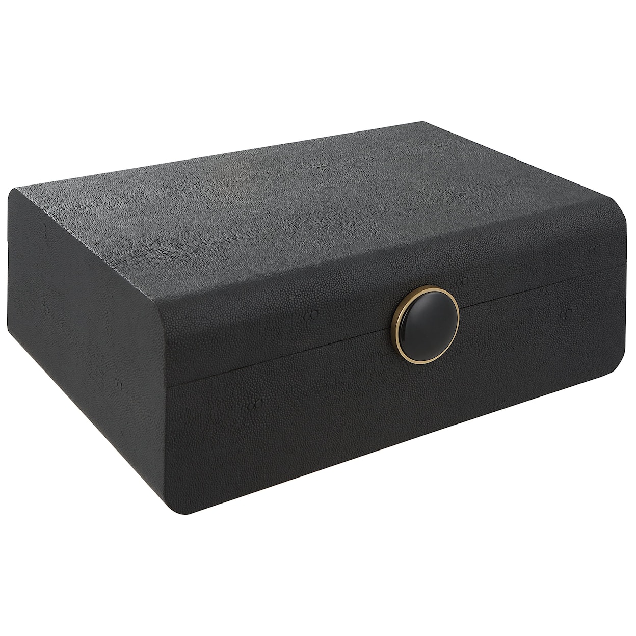 Uttermost Lalique Lalique Black Shagreen Box