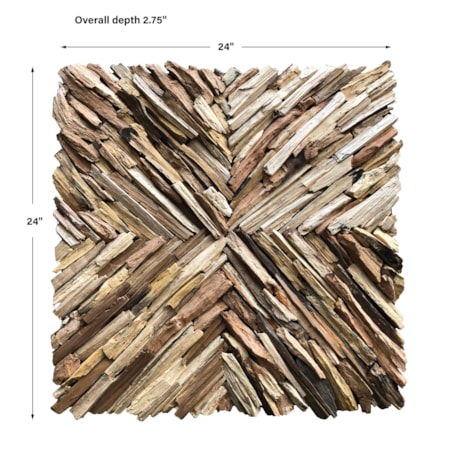 Outland Drift Wood Wall Decor