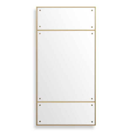 Wrenton Brass Rectangular Mirror