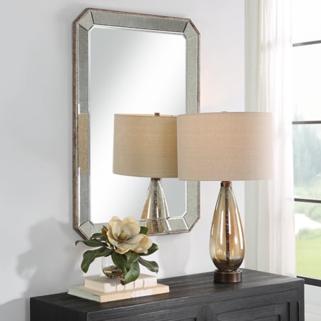 Cortona Antiqued Vanity Mirror