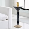 Uttermost Luster Luster Navy Blue Accent Table