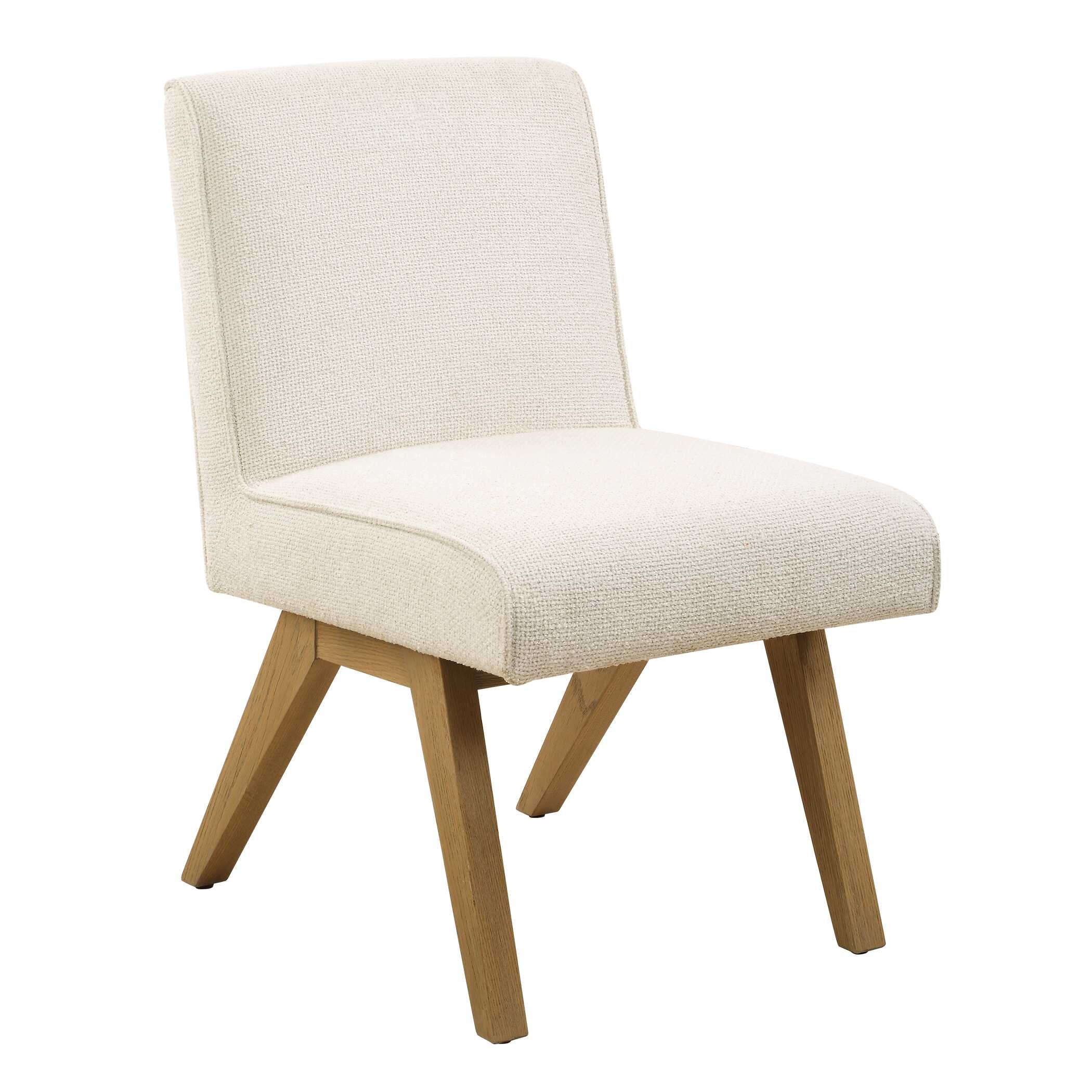 Blakely White Armless Dining Chair