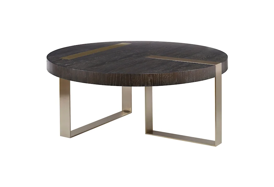 Accent Furniture - Occasional Tables Converge Round Coffee Table by Uttermost at Swann's Furniture & Design