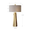 Uttermost Table Lamps Maris Gold Table Lamp