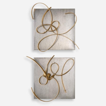 Harmony Metal Wall Art, S/2