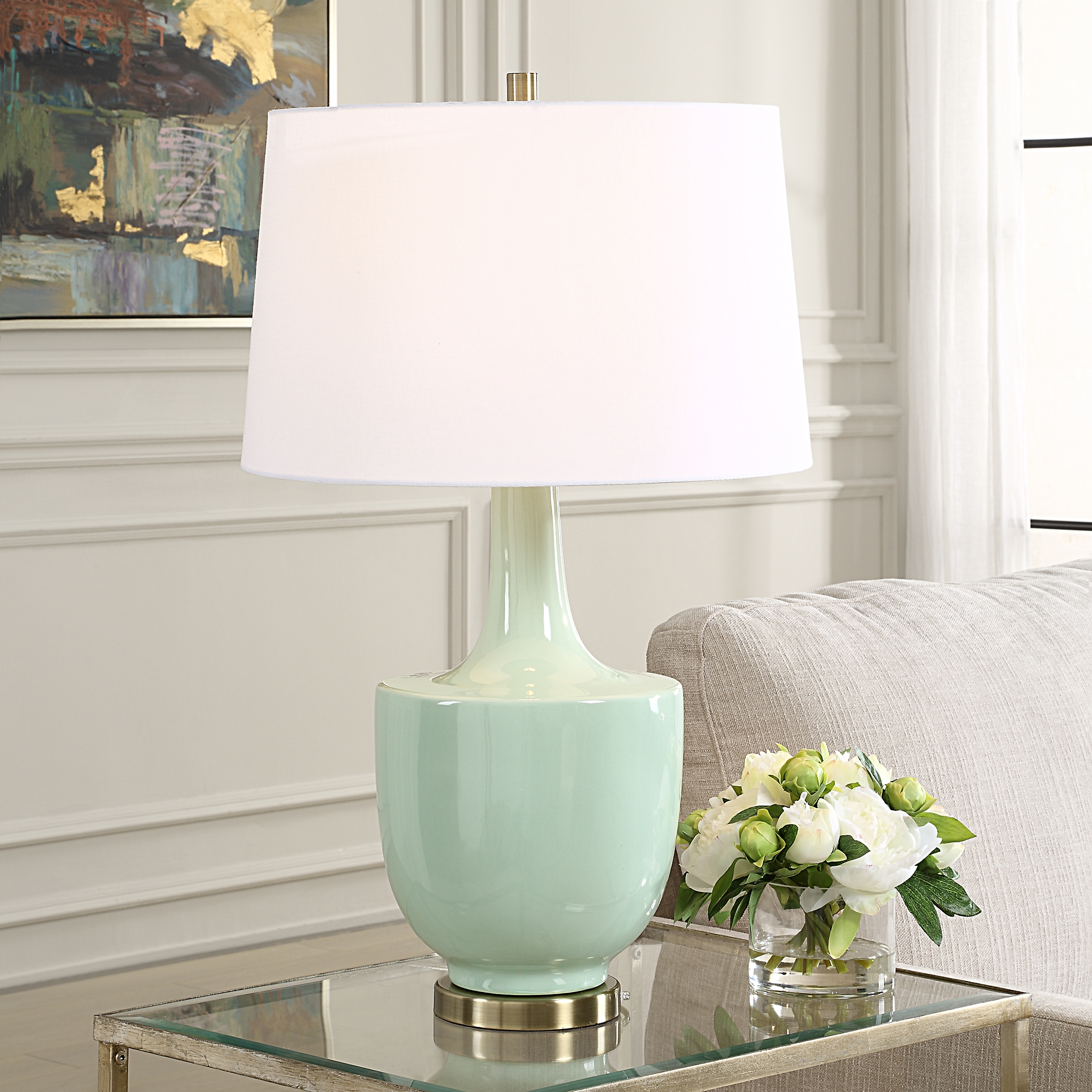 Uttermost Kyla Kyla Mint Green Table Lamp