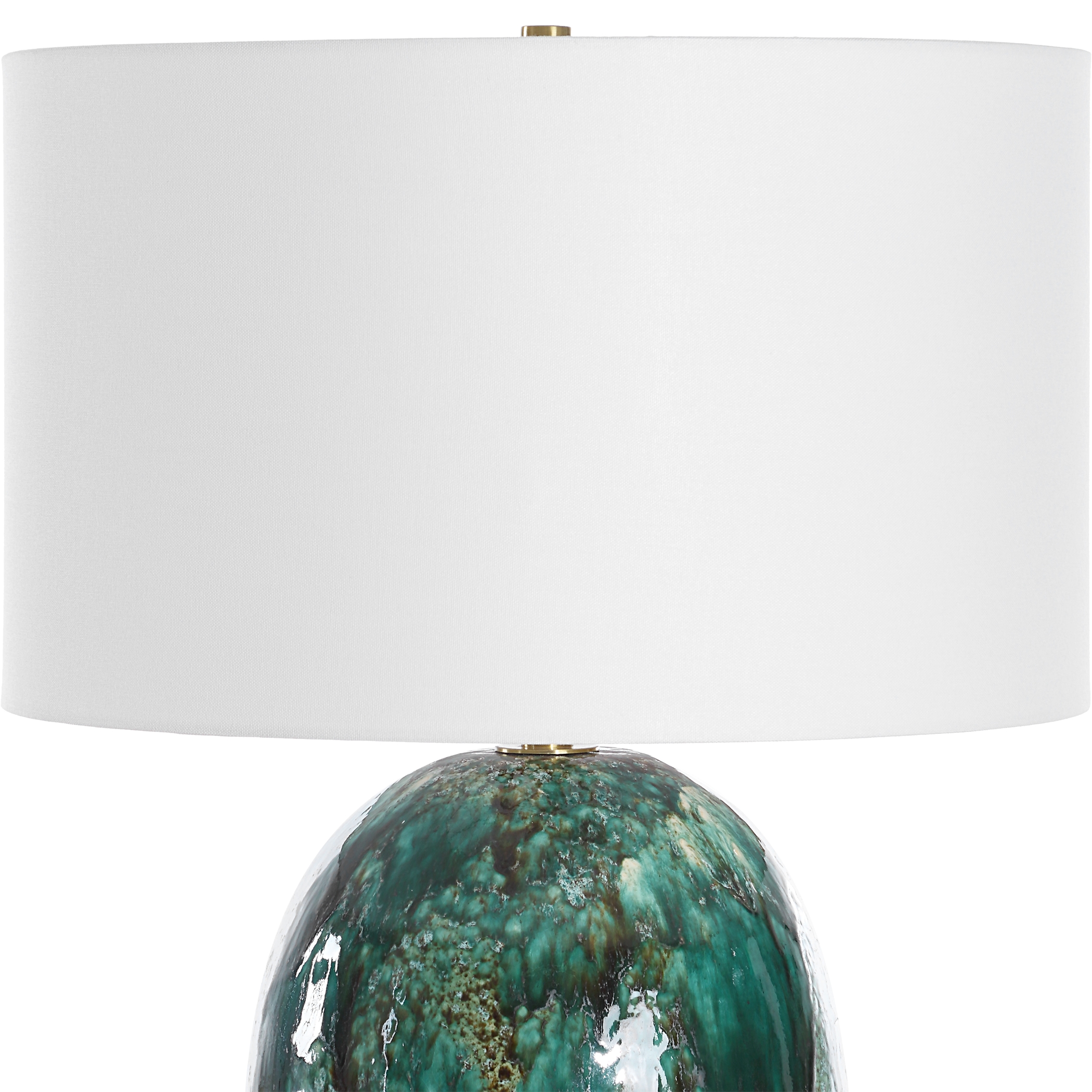 Ceralene Green Table Lamp