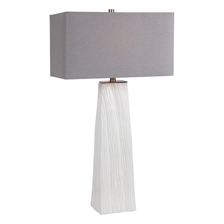 Sycamore White Table Lamp