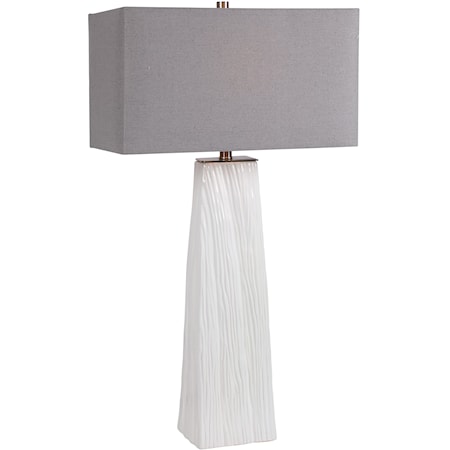 Sycamore White Table Lamp