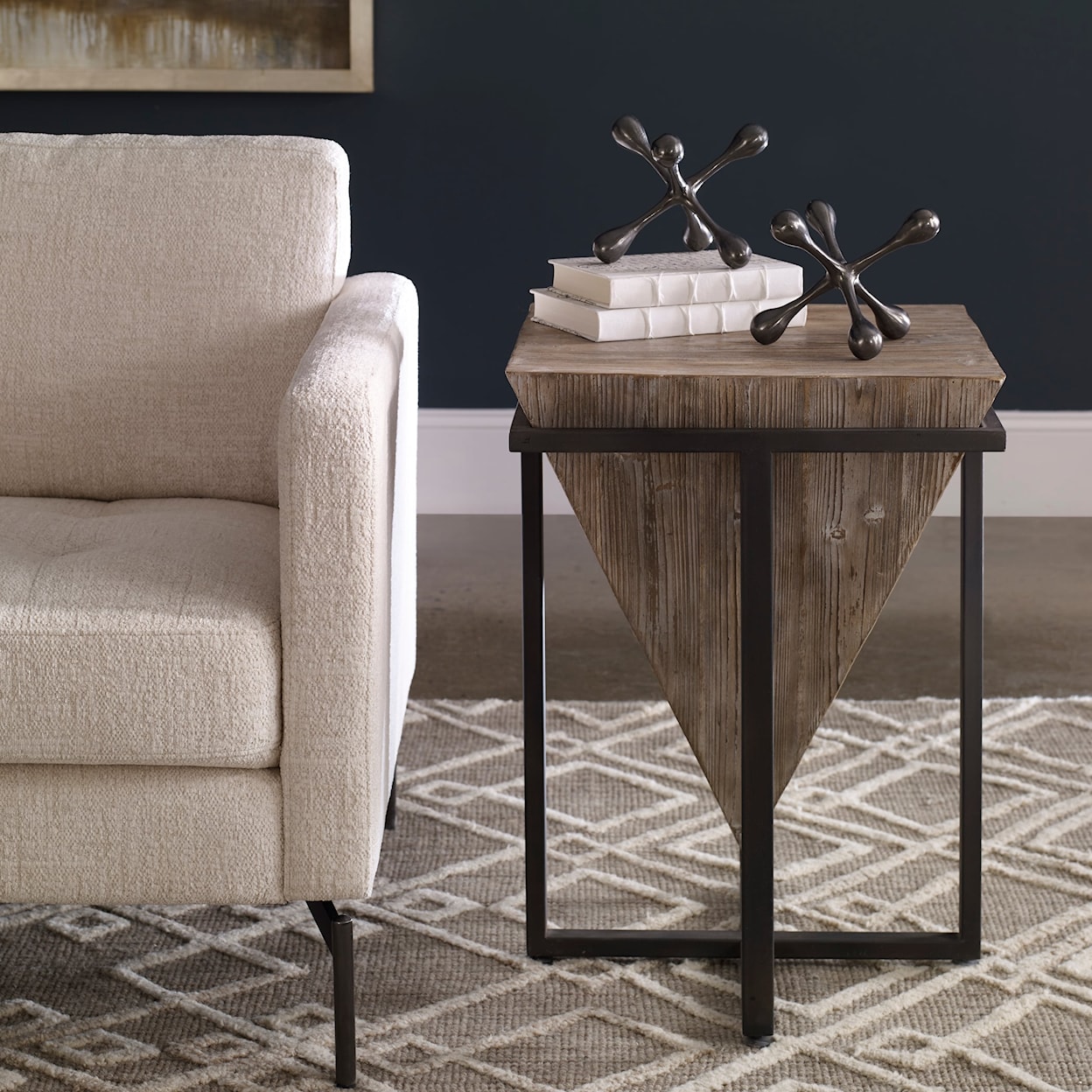 Uttermost Accent Furniture - Occasional Tables Bertrand Wood Accent Table