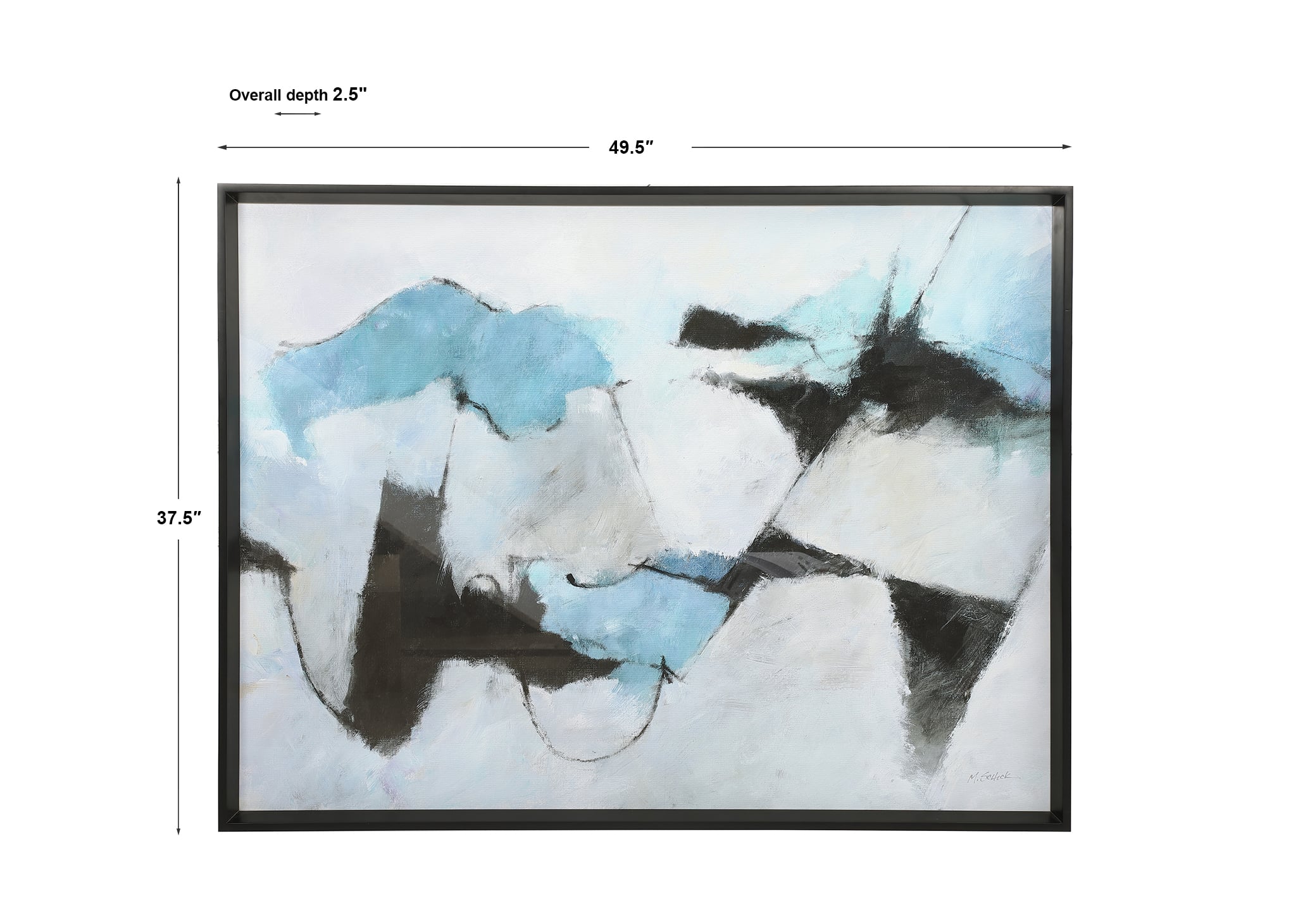 Uttermost Framed Prints Winter Crop Abstract Print