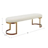 Uttermost Infinity Infinity Gold Bench