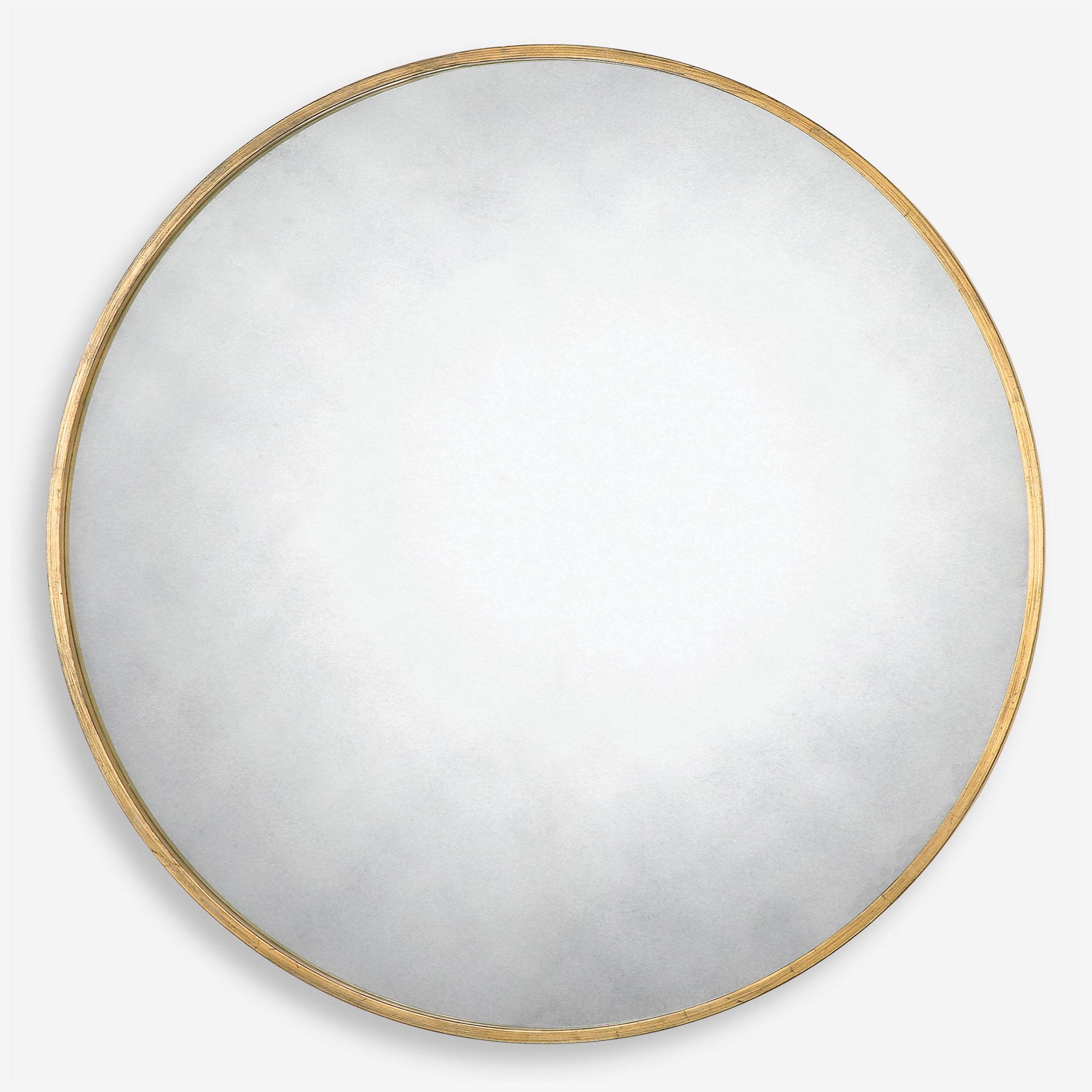 Junius Round Gold Mirror