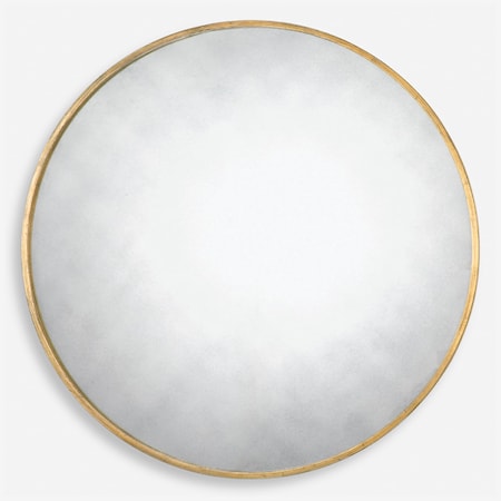 Junius Round Gold Mirror