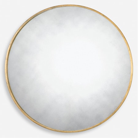 Junius Round Gold Mirror by Uttermost 