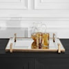 Uttermost Deki Deki Gold Mirrored Tray