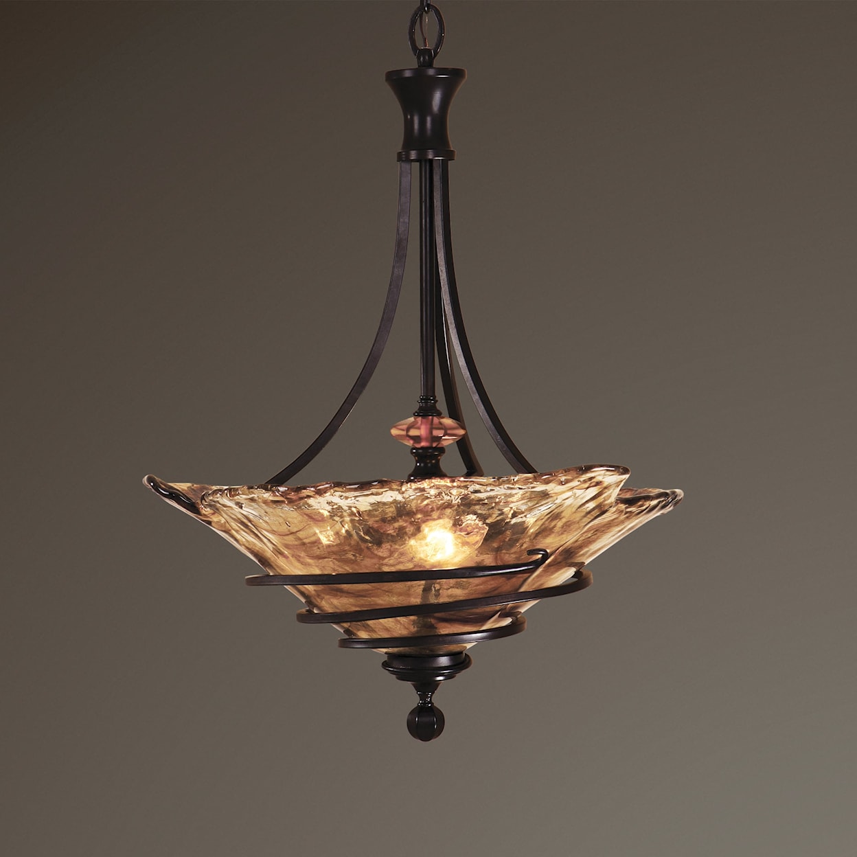 Uttermost Lighting Fixtures - Pendant Lights Vitalia 3 Light Pendant