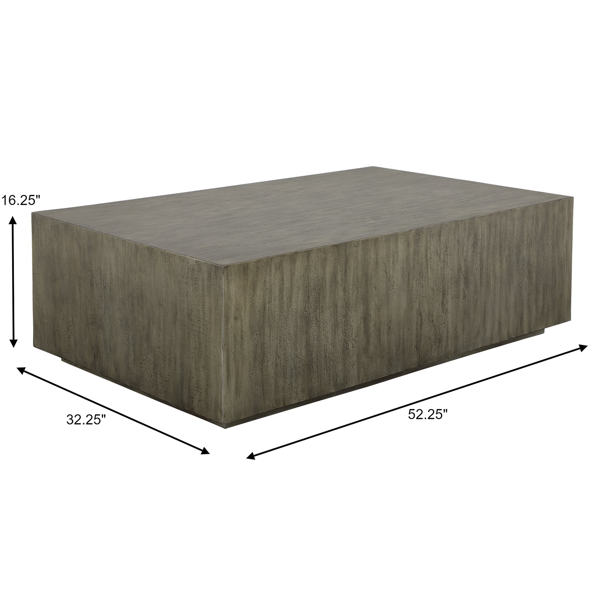 Uttermost Accent Furniture - Occasional Tables Kareem Modern Gray Coffee Table
