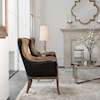 Uttermost Accent Furniture - Accent Chairs Snowden Tan Wing Chair