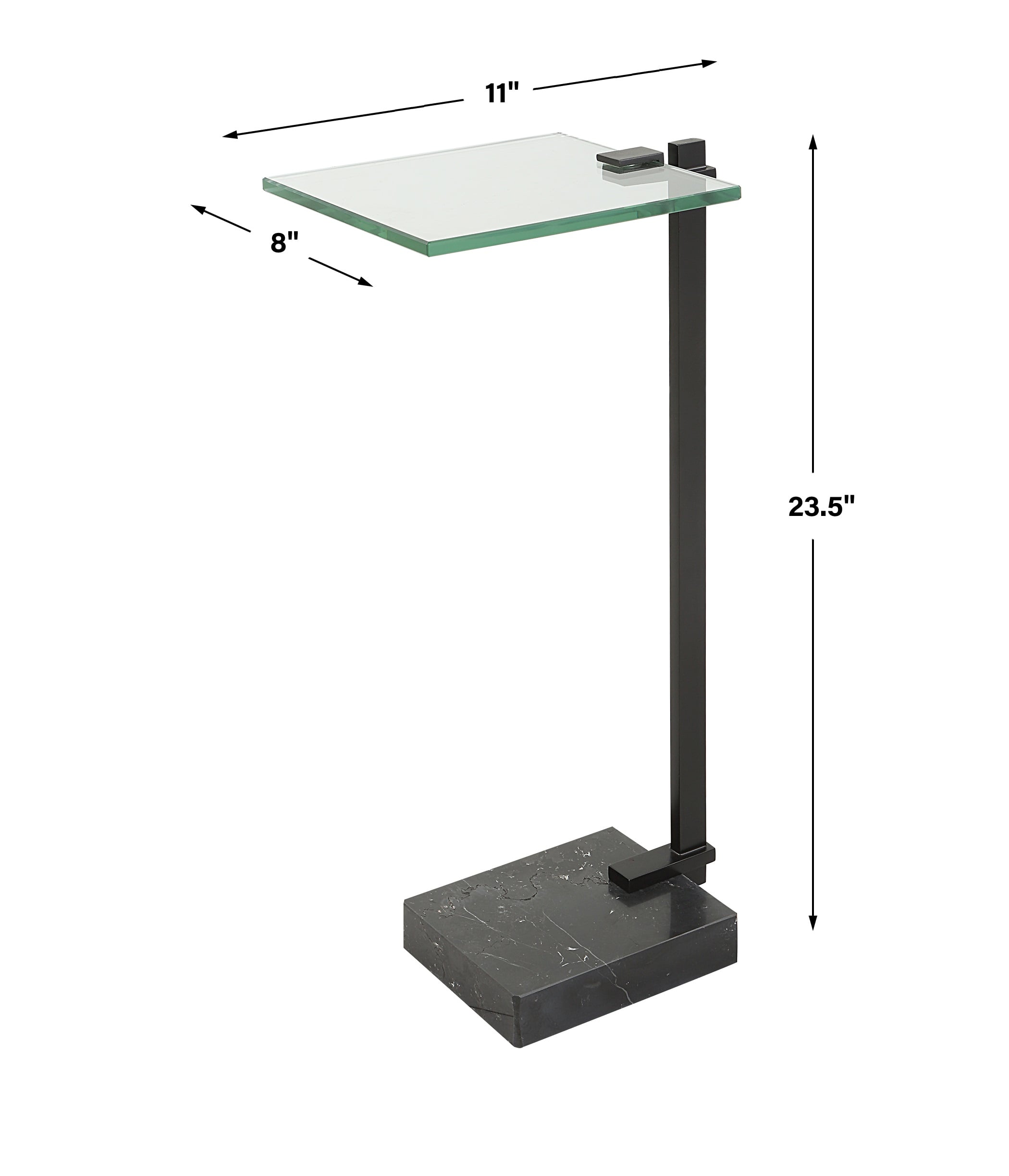 Uttermost Butler Butler Black Accent Table