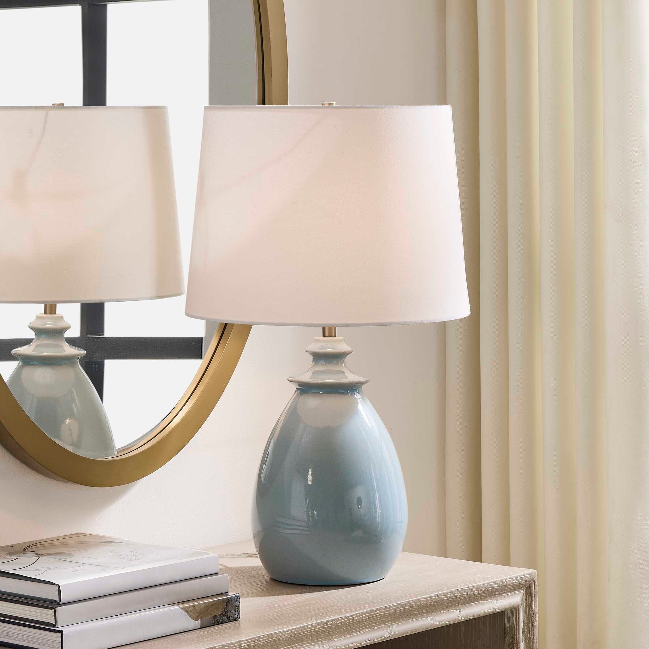 Uttermost Lorene Lorene Light Blue Table Lamp