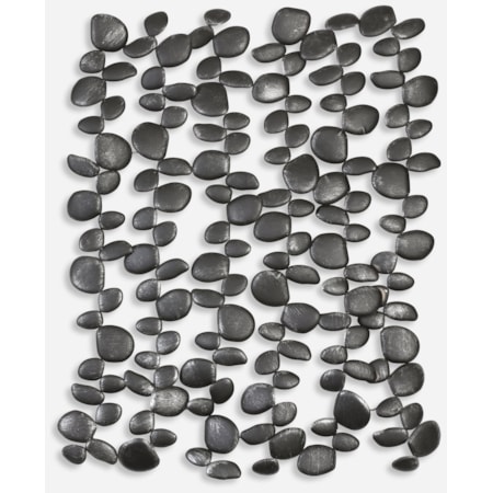 Skipping Stones Forged Iron Wall Art