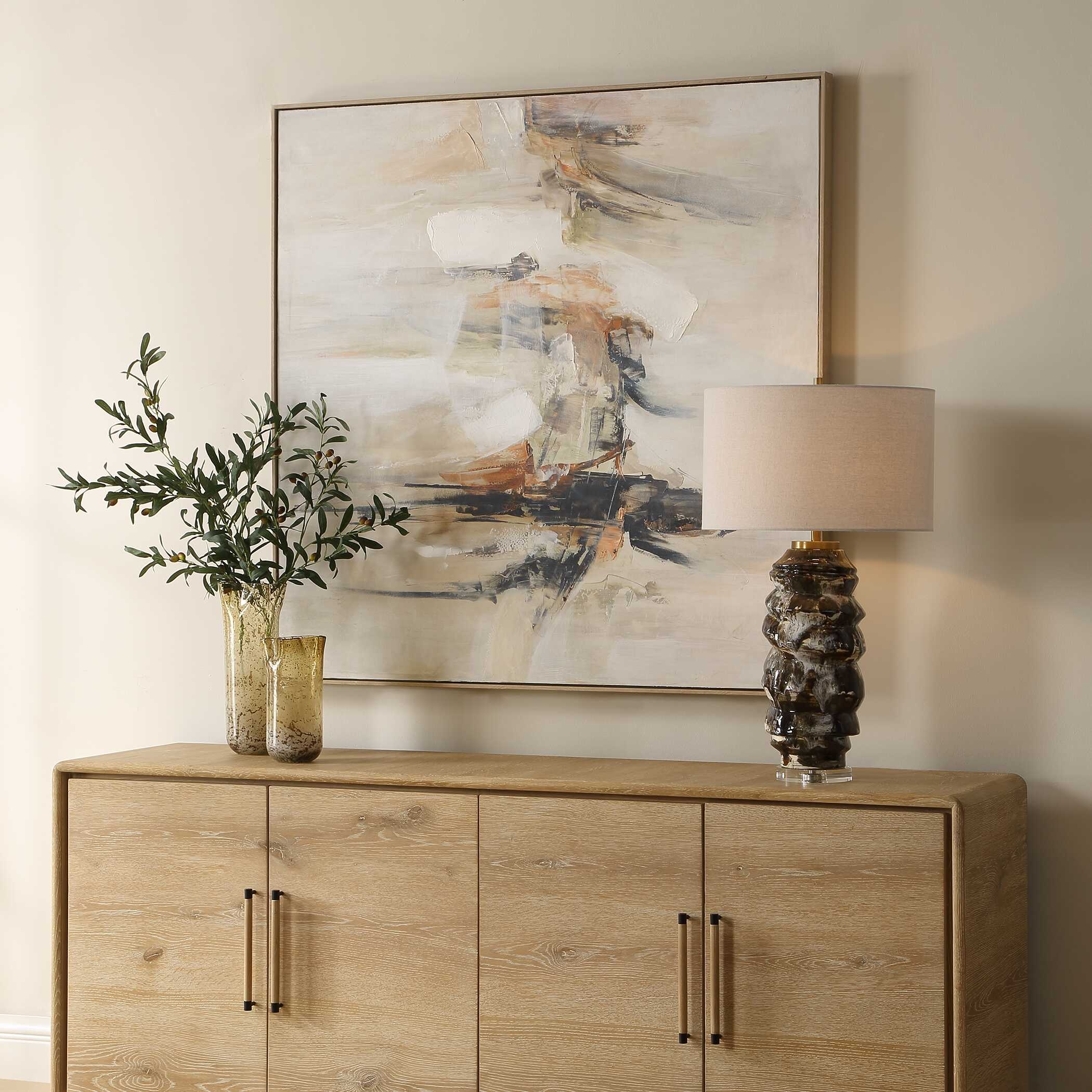 Uttermost Outburst Outburst Hand Painted Modern Art