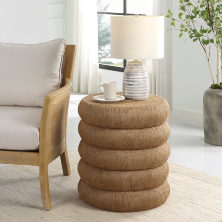 Braided Rope Side Table