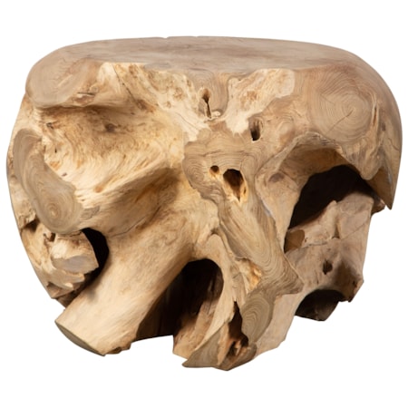 Sola Handcrafted Teak Side Table