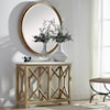 Uttermost Accent Furniture - Occasional Tables Catali Ivory Stone Console Table