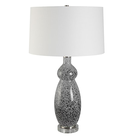 Velino Curvy Glass Table Lamp