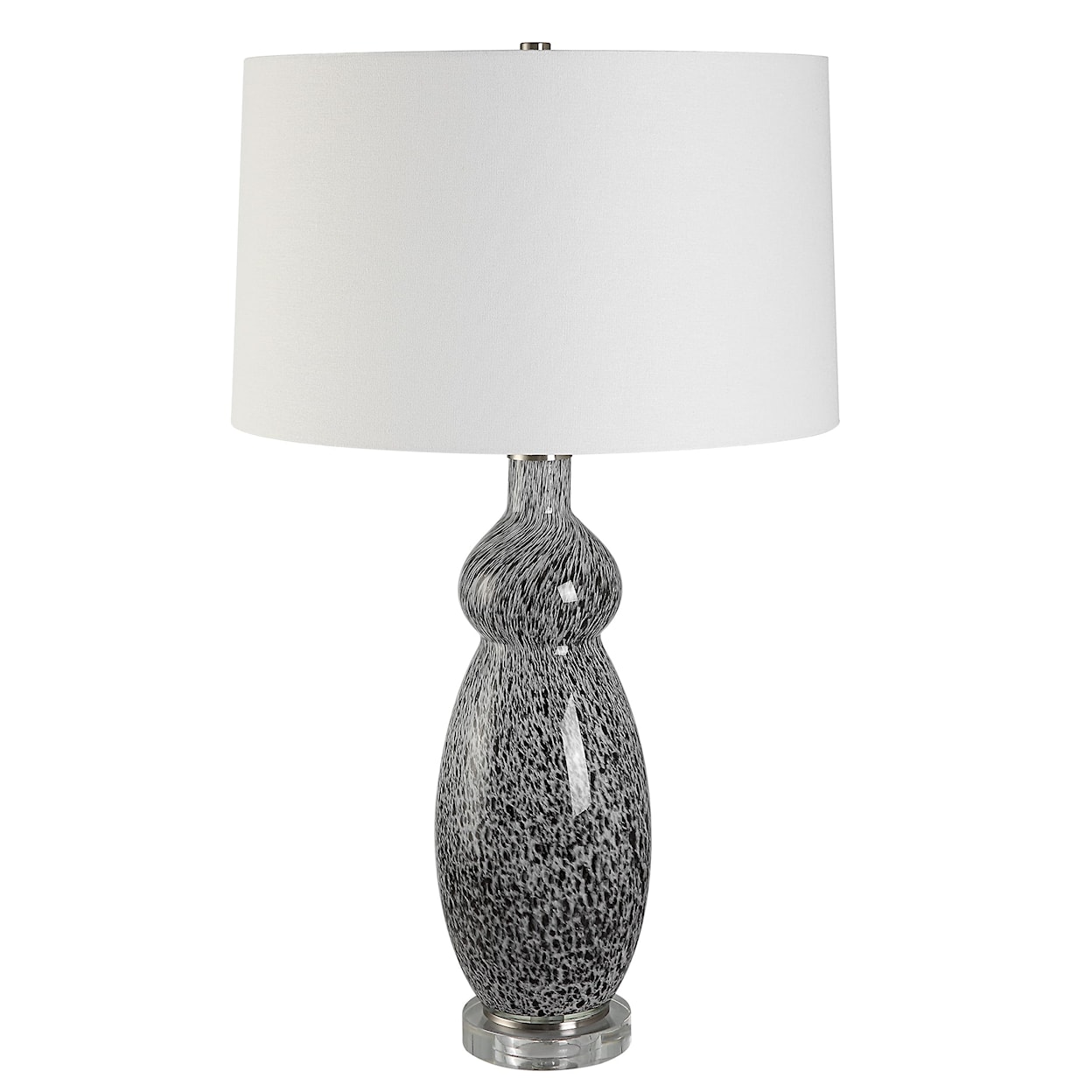 Uttermost Velino Velino Curvy Glass Table Lamp