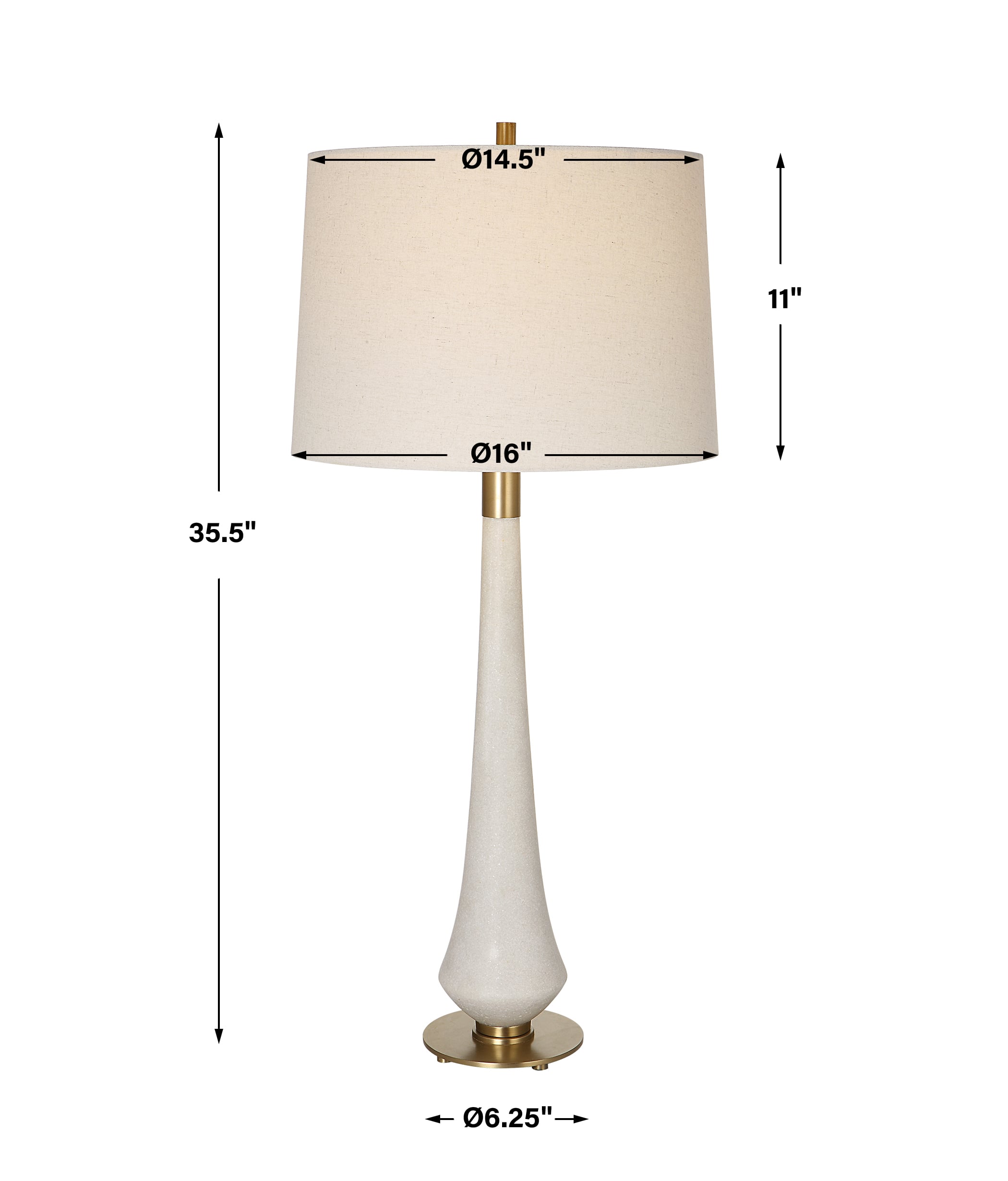 Uttermost Marille Marille Ivory Stone Table Lamp