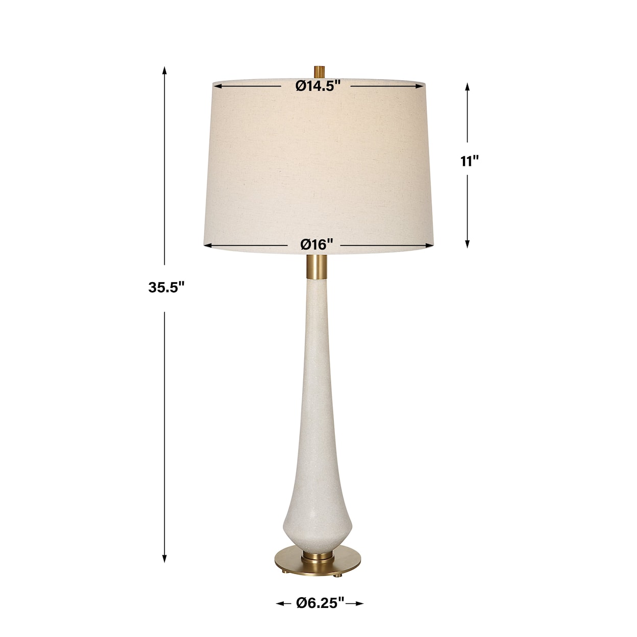 Uttermost Marille Marille Ivory Stone Table Lamp