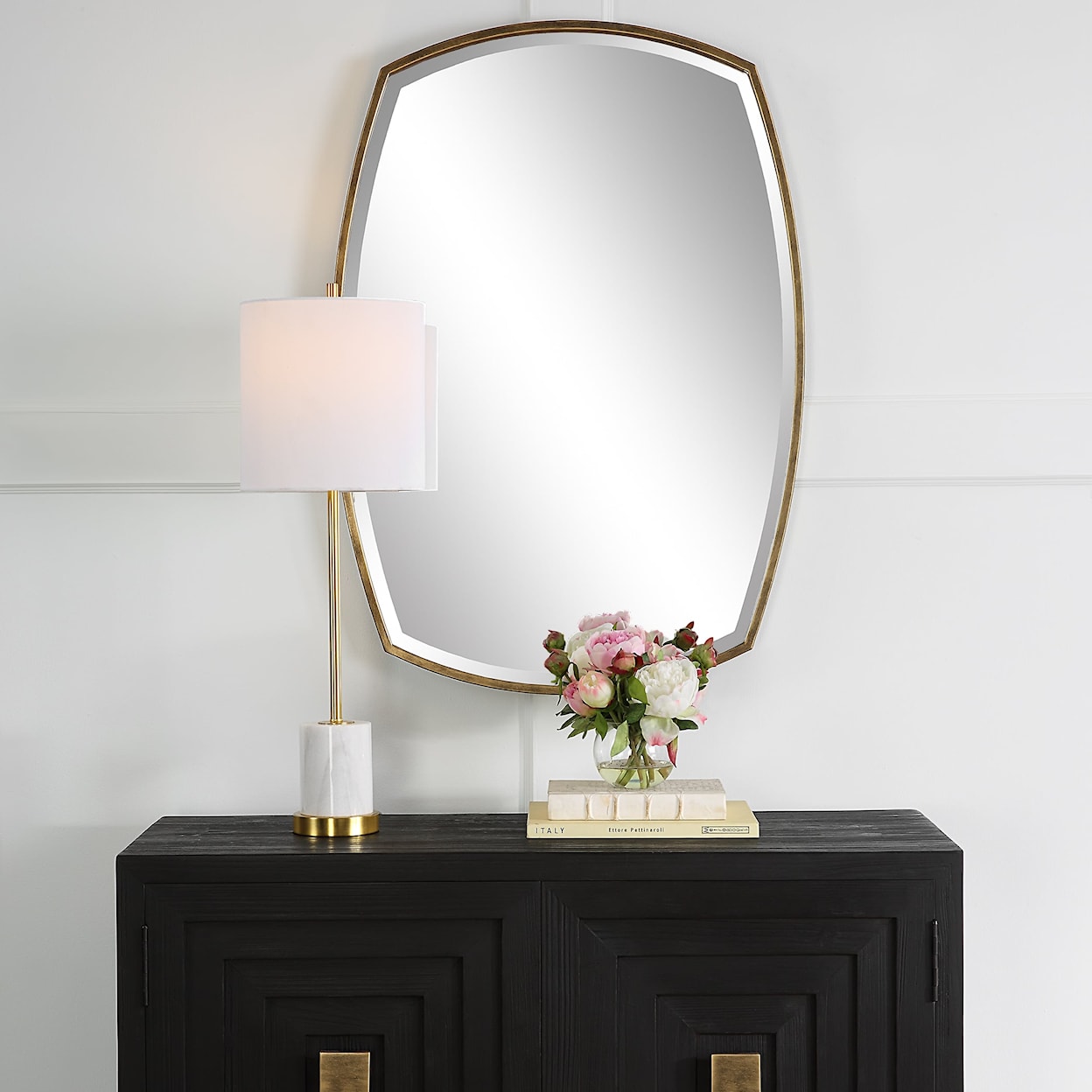 Uttermost Varenna Varenna Aged Gold Vanity Mirror