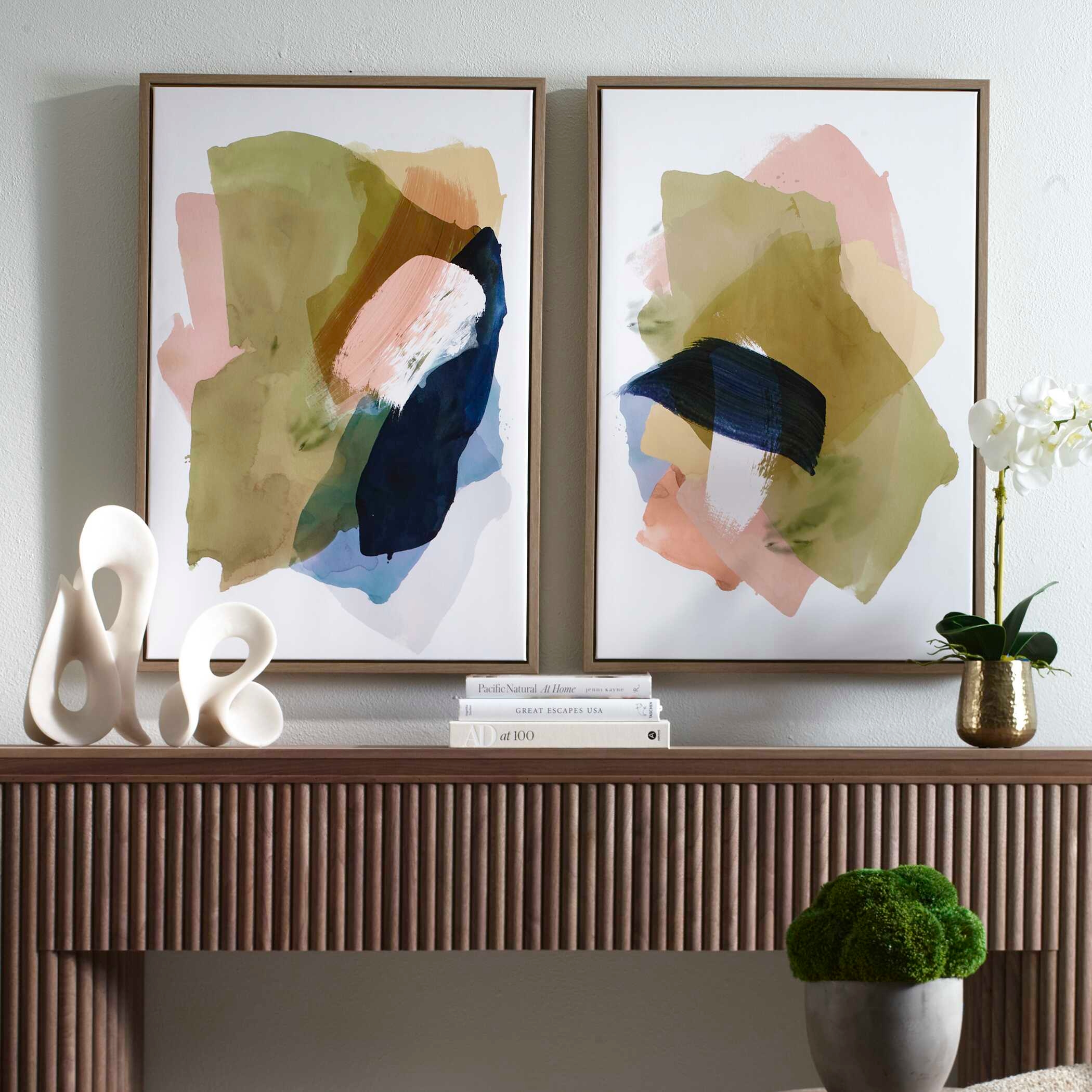 Abstract Afternoon Framed Canvases