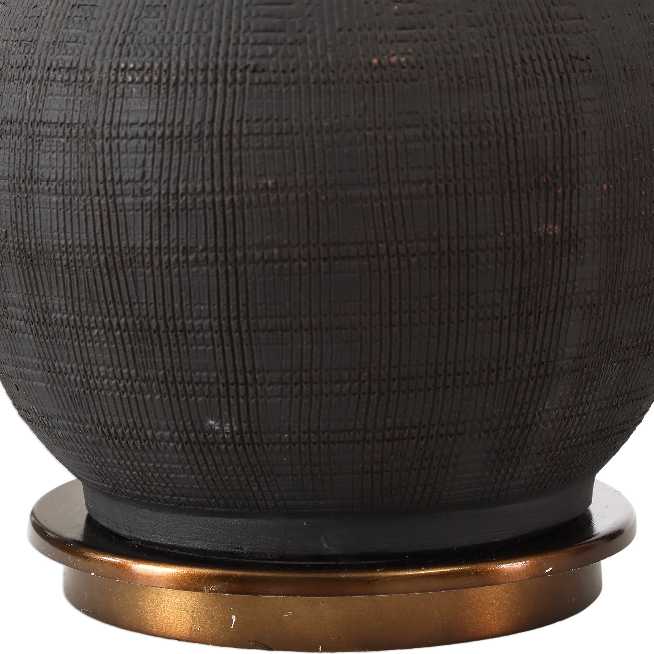 Uttermost Table Lamps Arnav Textured Black Lamp