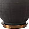 Uttermost Table Lamps Arnav Textured Black Lamp