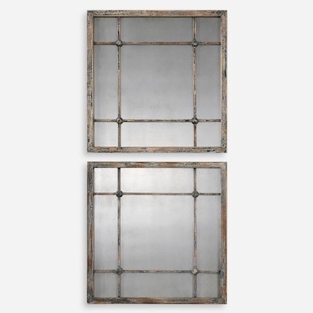 Saragano Square Mirrors Set of 2