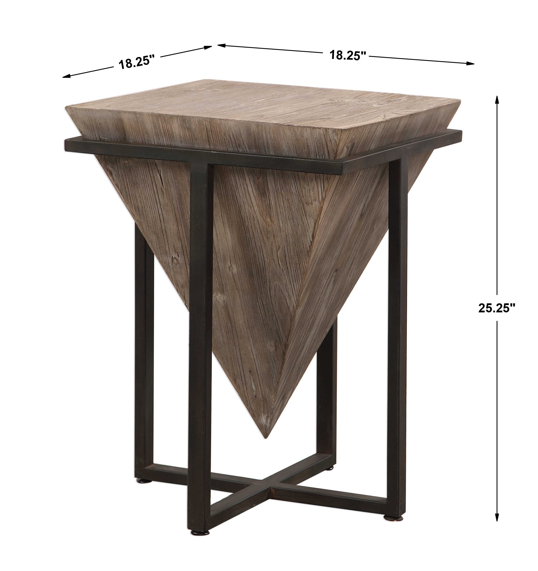 Uttermost Accent Furniture - Occasional Tables Bertrand Wood Accent Table