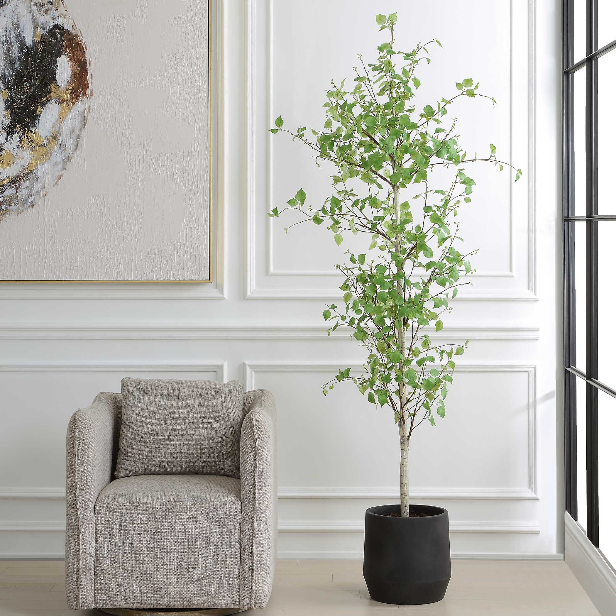 Uttermost Boreal Boreal Potted Birch Tree