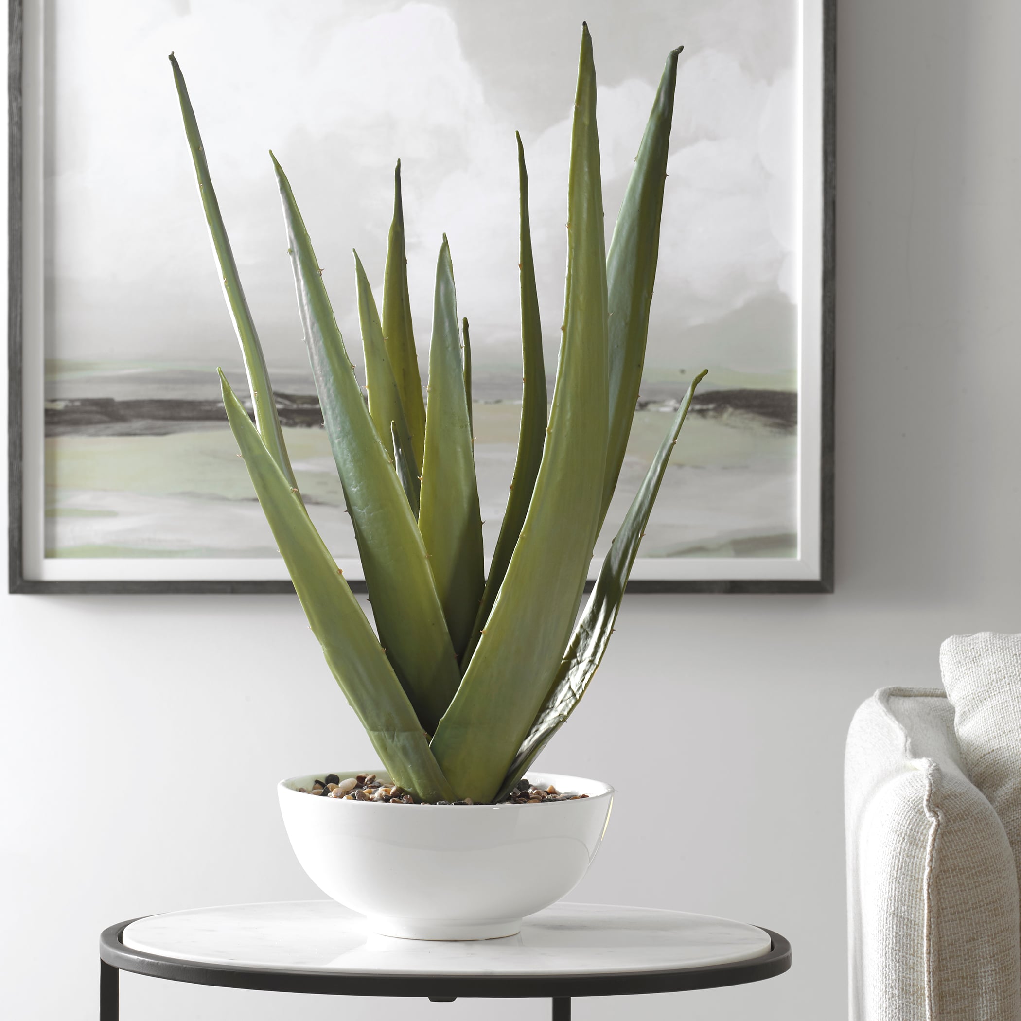 Uttermost Botanicals Evarado Aloe Planter
