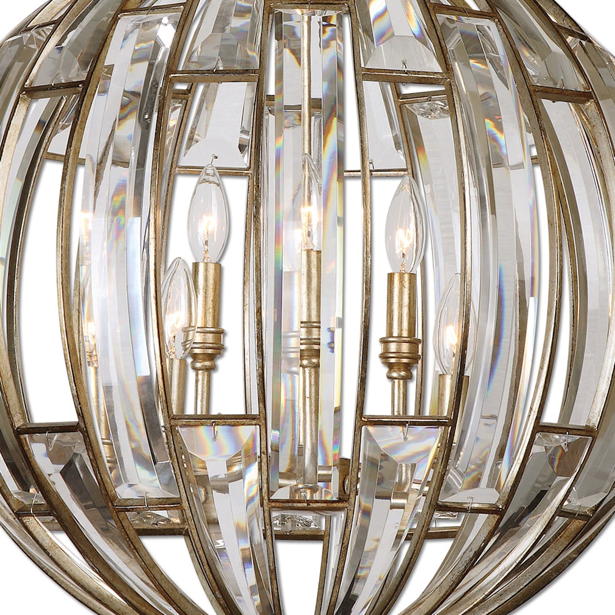 Uttermost Lighting Fixtures - Pendant Lights Uttermost Vicentina 6 Light Sphere Pendant