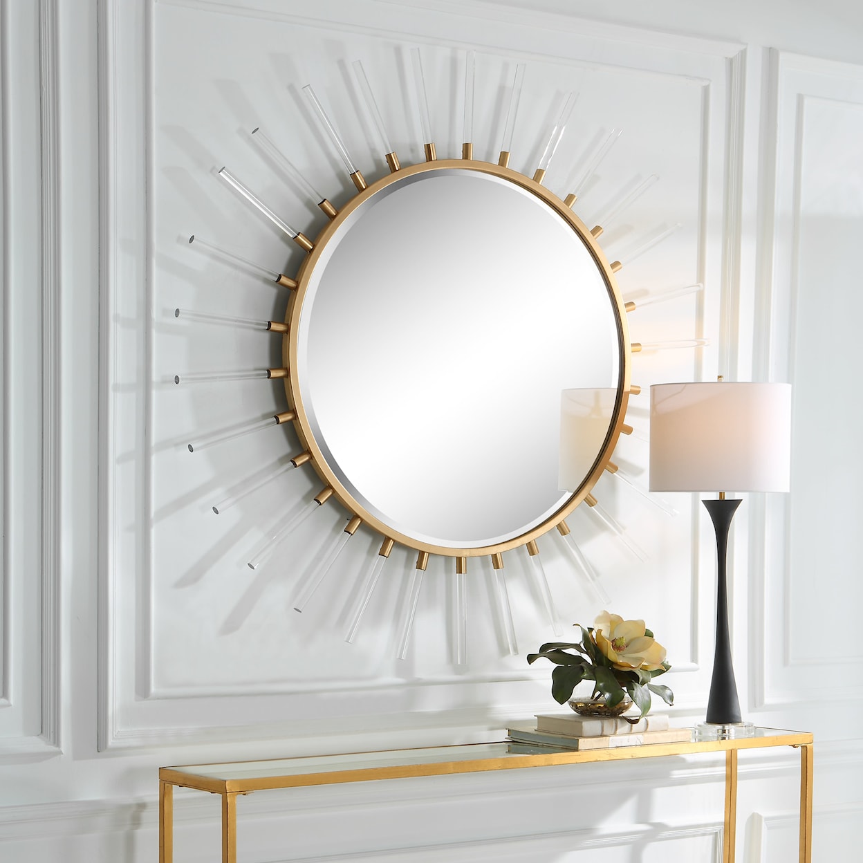 Uttermost Oracle Oracle Round Starburst Mirror